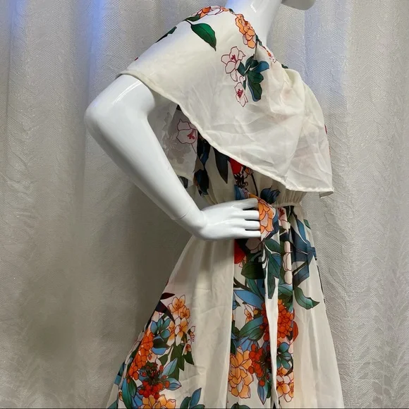 Une Ame Dress Floral Pattern Long - Picture 4 of 14